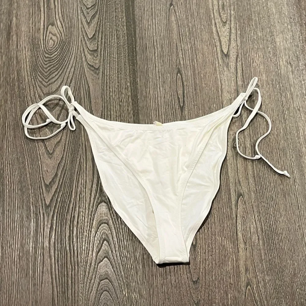 NWT Skims Signature Swim Dipped Tie Bikini Bottom Beach Swimwear Marble Size 2X